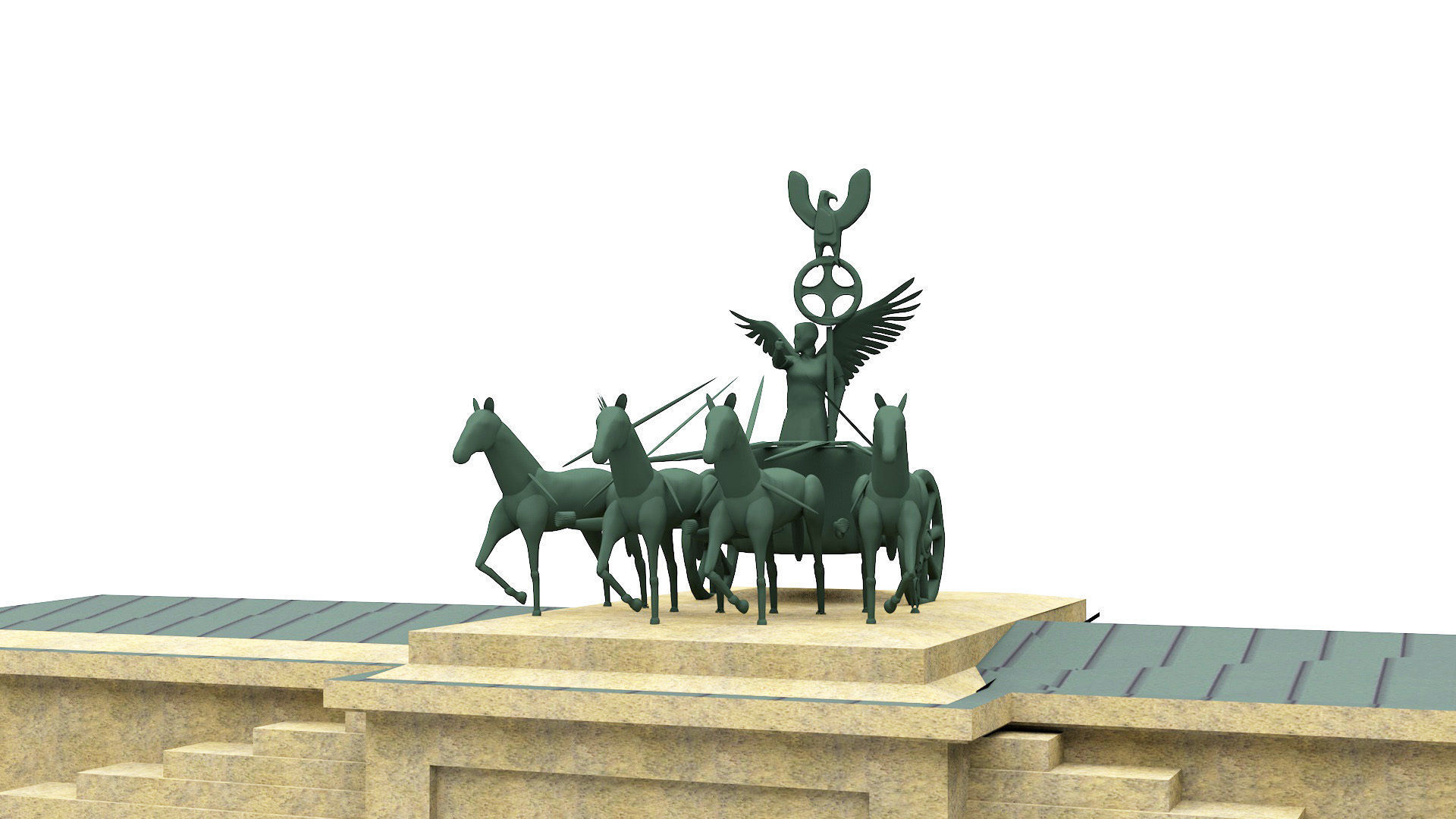 Brandenburg Gate 3D model_5