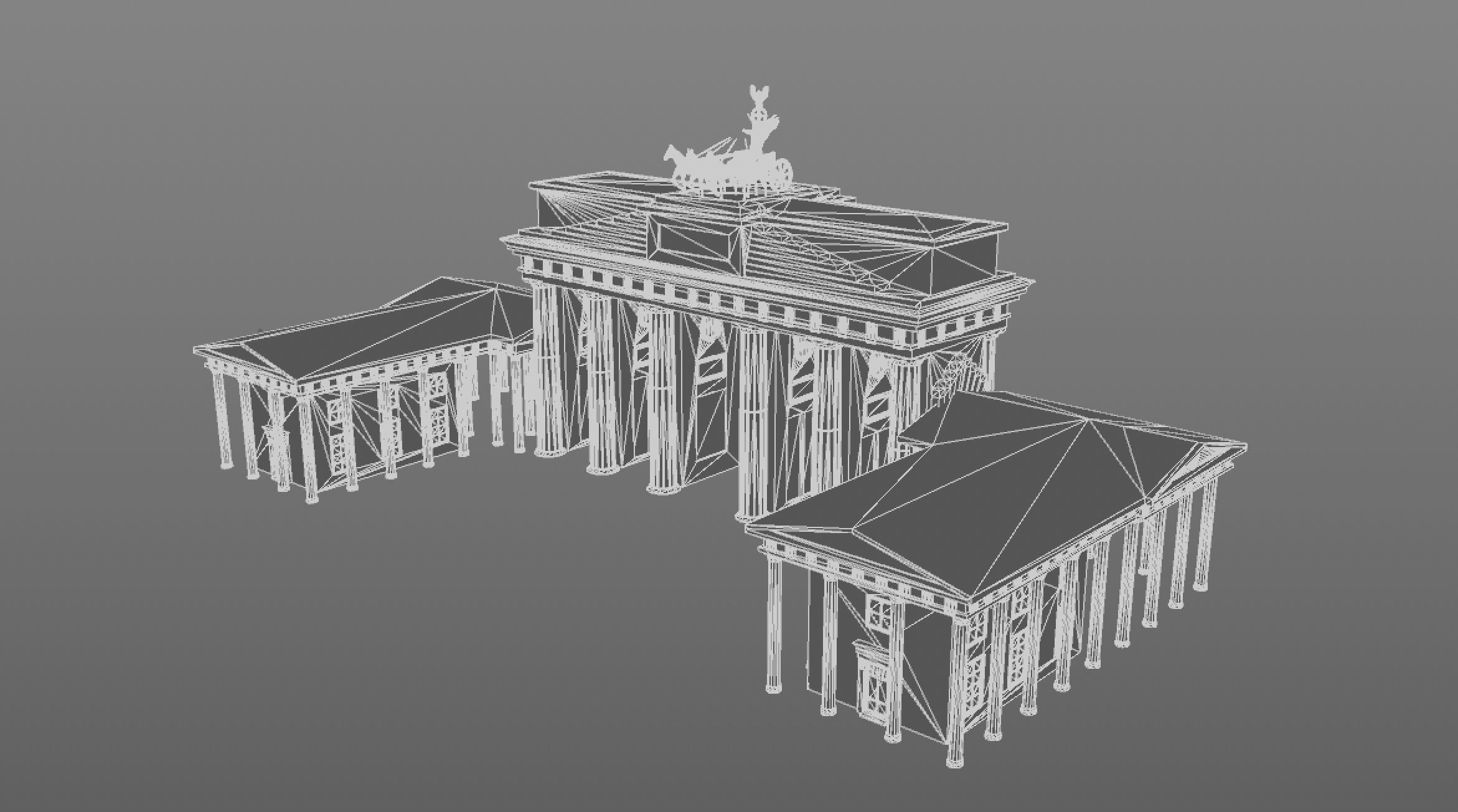 Brandenburg Gate 3D model_6