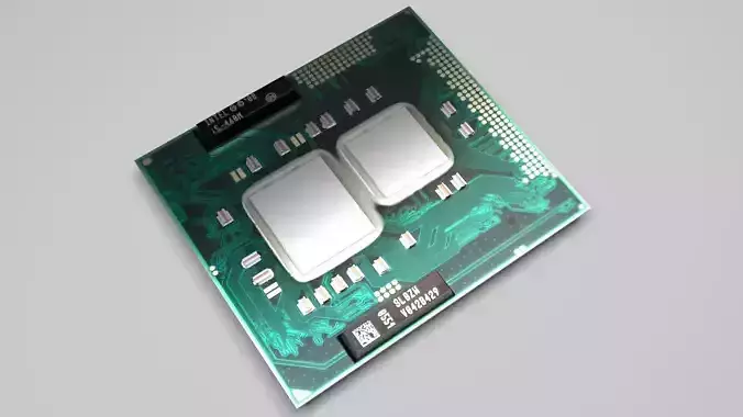 Laptop Processor 3D model