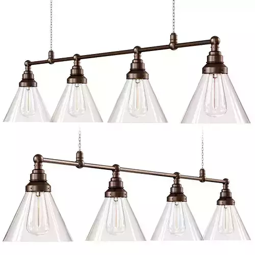 Vintage Edison Long Table Pendant