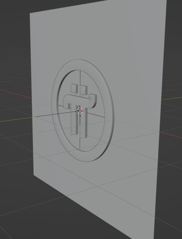 PI Coin 3D model Low-poly 3D model_5