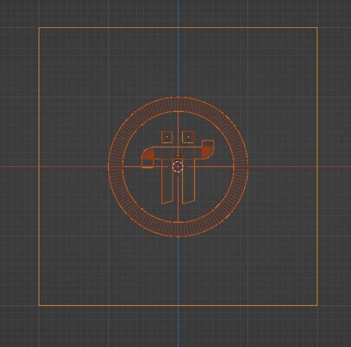 PI Coin 3D model Low-poly 3D model_6