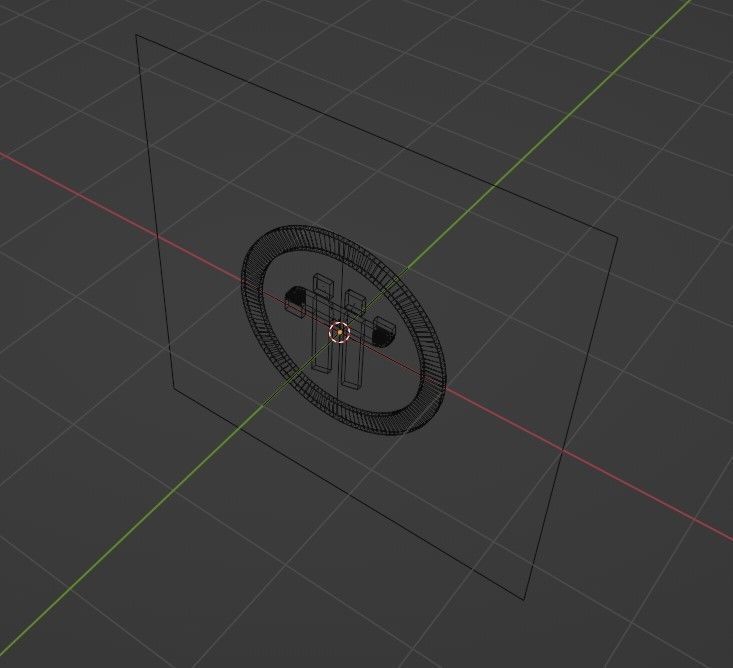 PI Coin 3D model Low-poly 3D model_3
