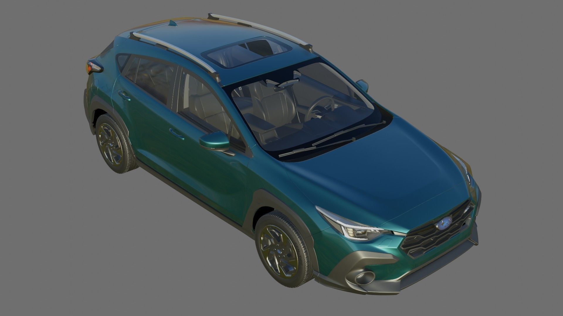 Subaru Crosstrek 2024 with interior model 3D model_20