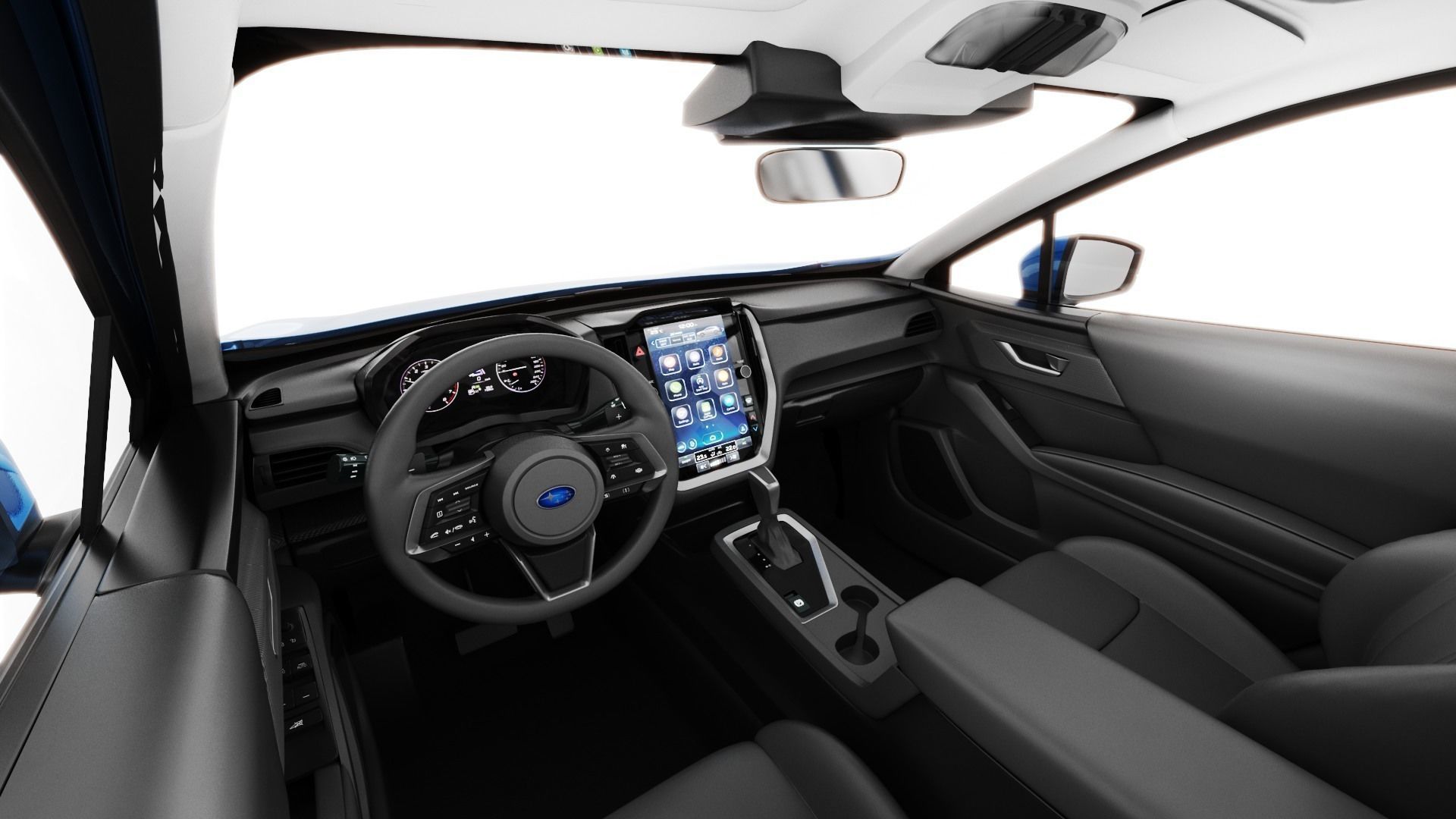 Subaru Crosstrek 2024 with interior model 3D model_13