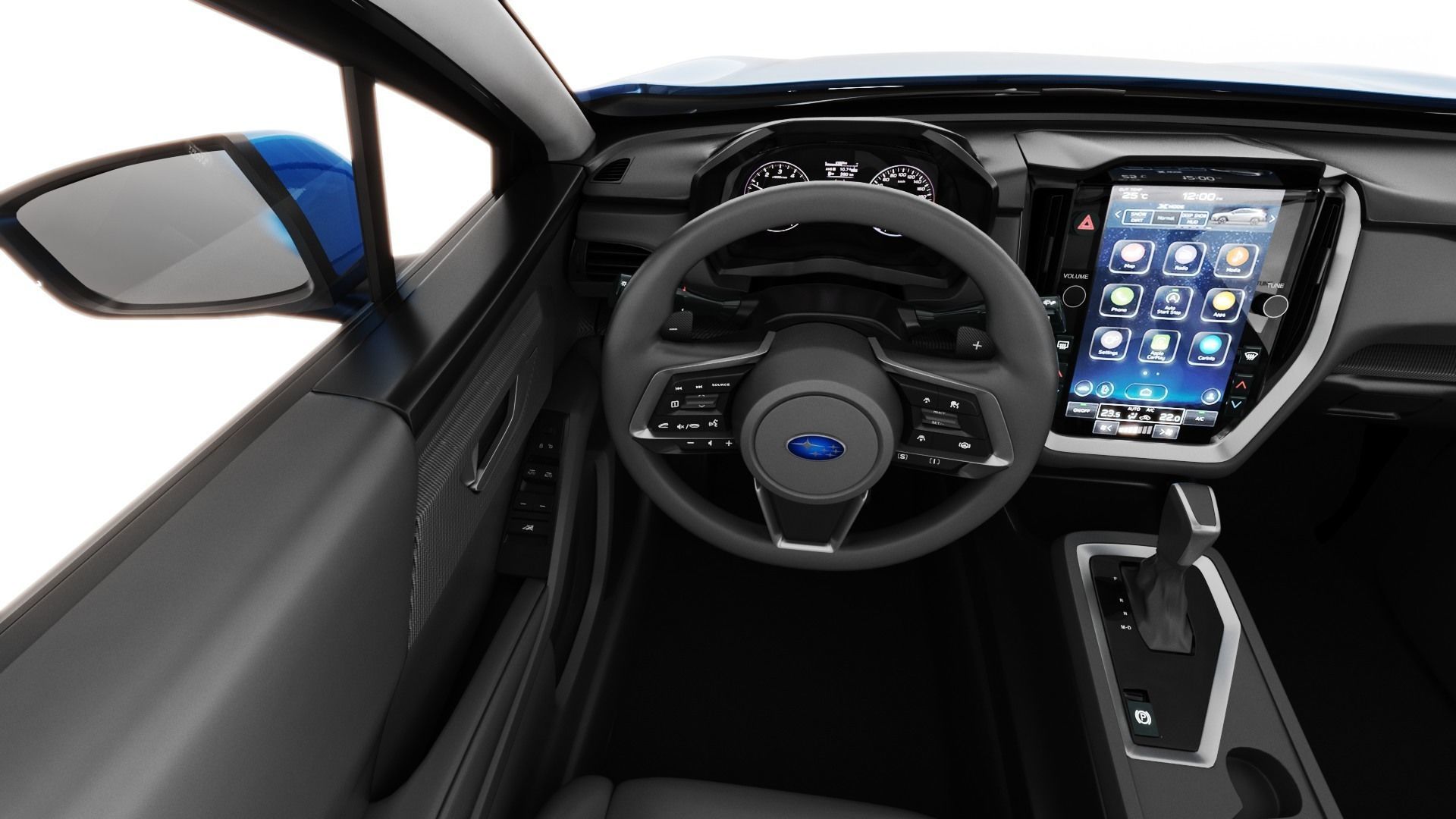 Subaru Crosstrek 2024 with interior model 3D model_17