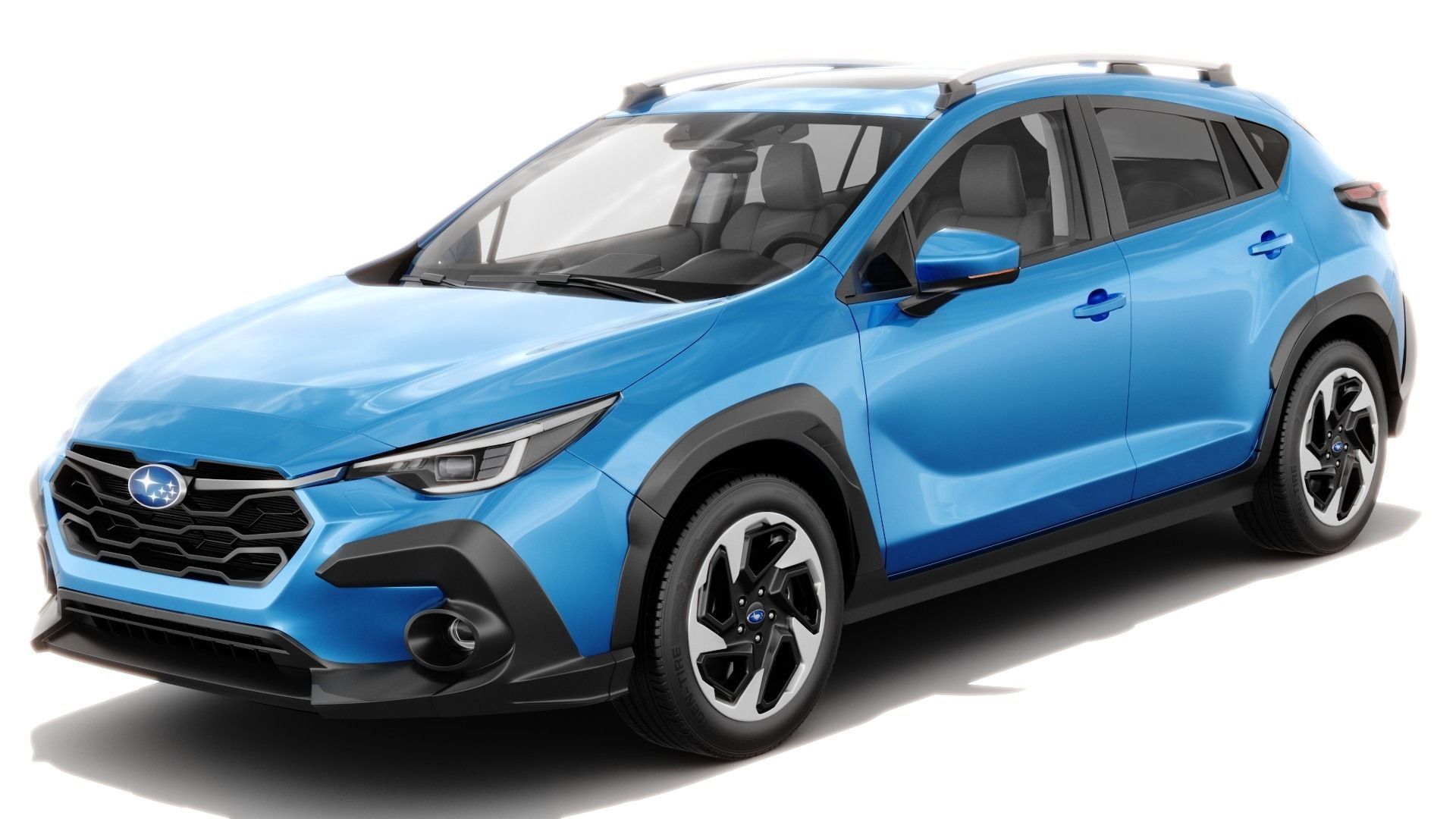 Subaru Crosstrek 2024 with interior model 3D model_1