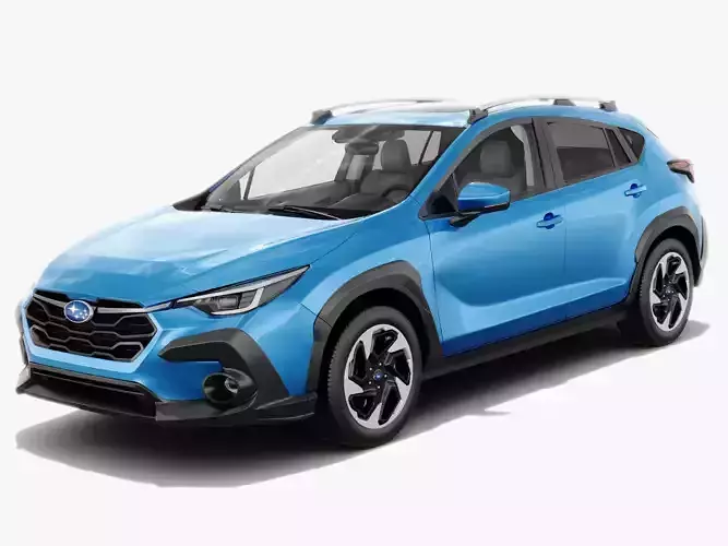 Subaru Crosstrek 2024 with interior model 3D model