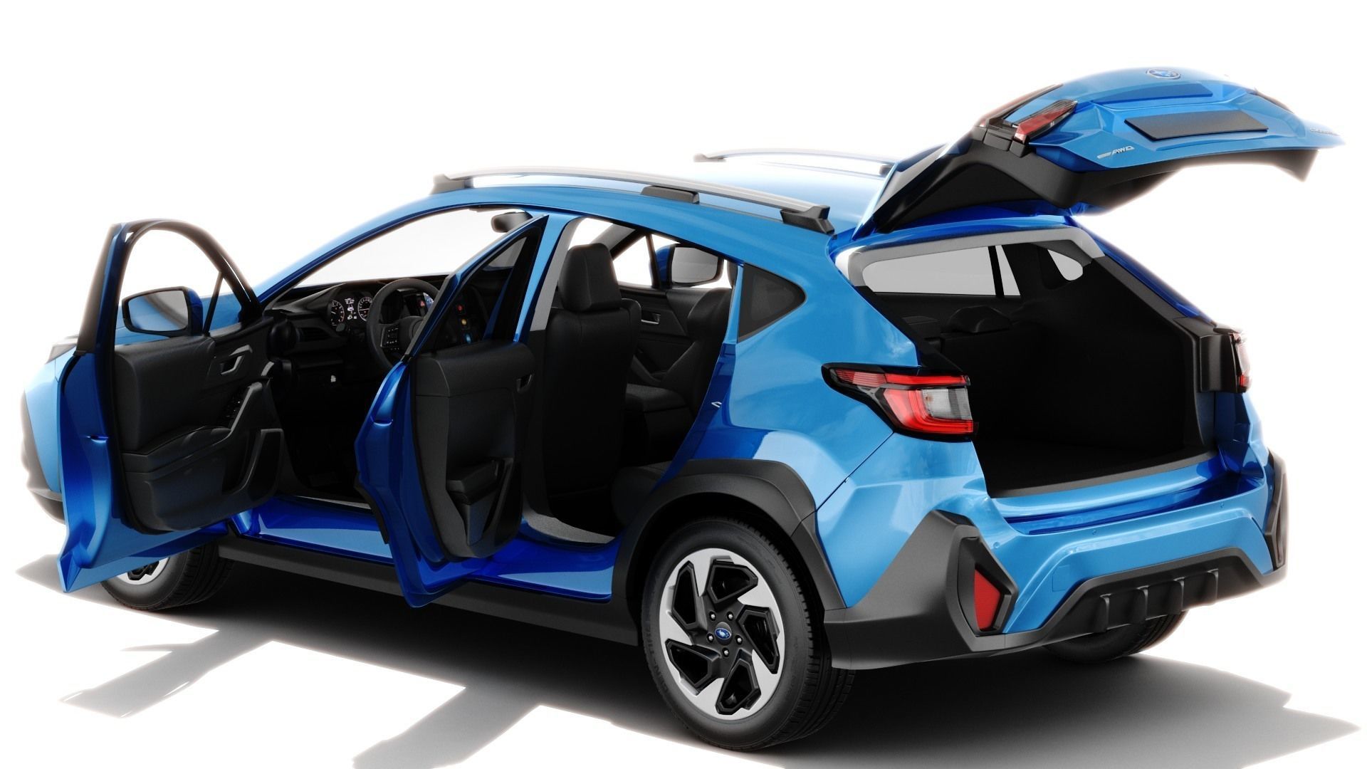 Subaru Crosstrek 2024 with interior model 3D model_12