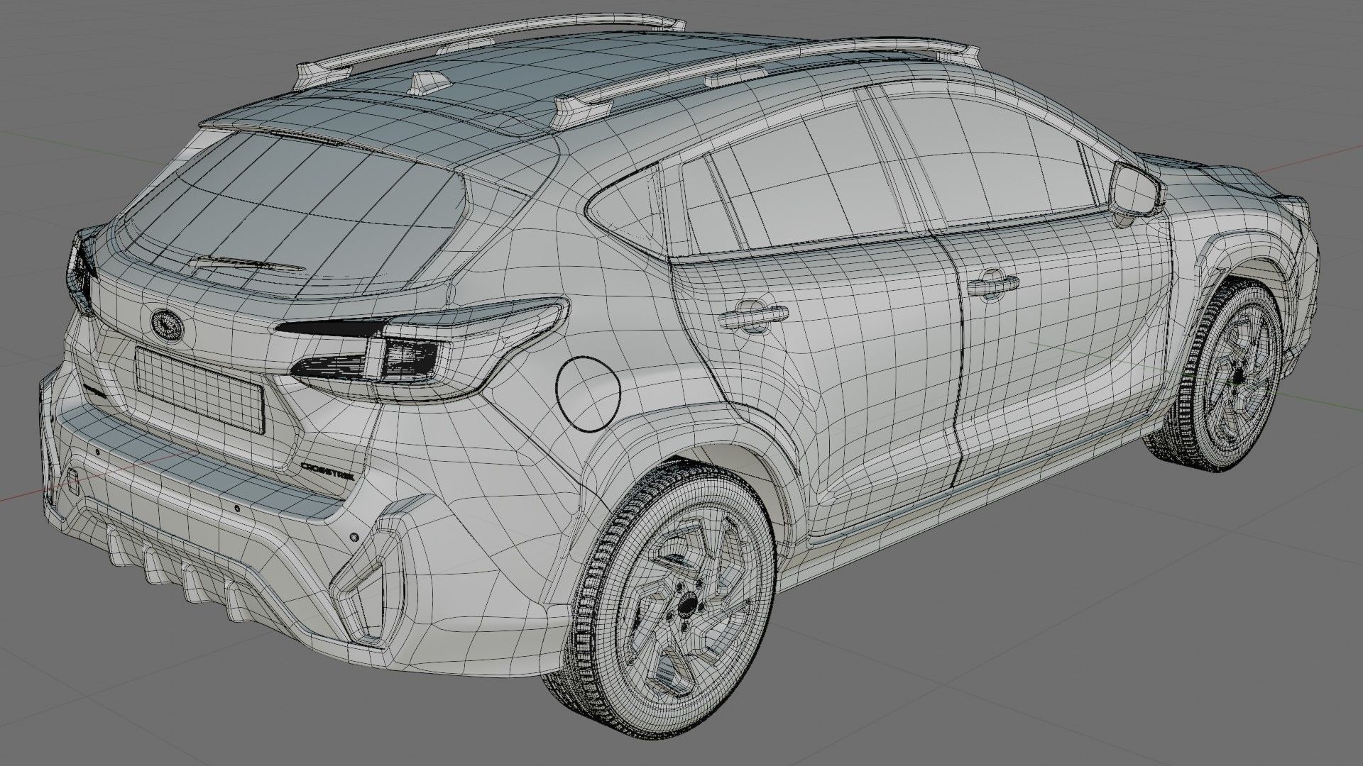 Subaru Crosstrek 2024 with interior model 3D model_24