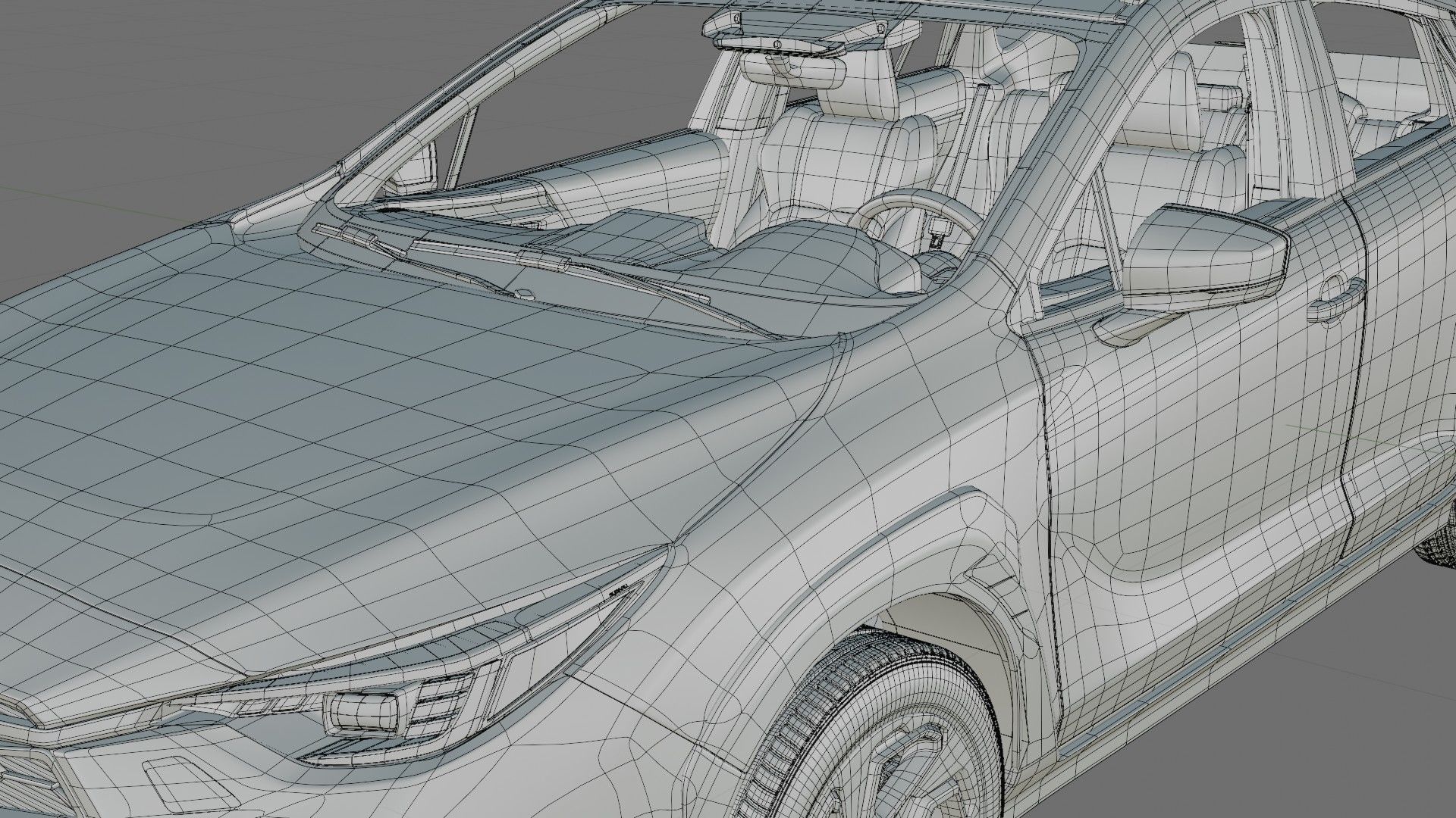 Subaru Crosstrek 2024 with interior model 3D model_25