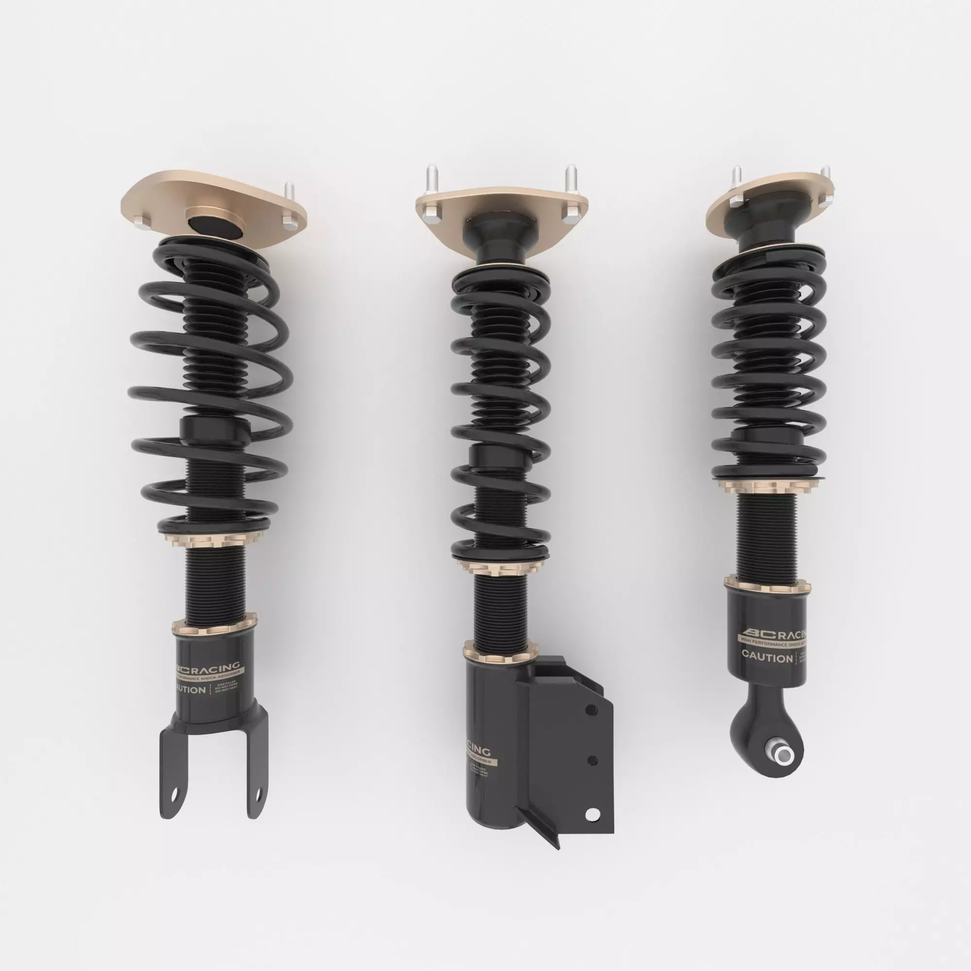 BC Racing coilovers 3D model_0