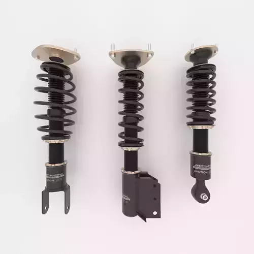 BC Racing coilovers 3D model