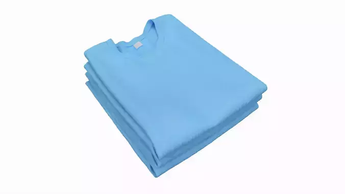 Clothing Classic Men T-shirts Stacked Blue