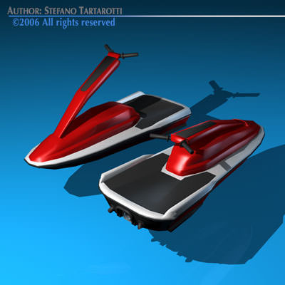 Yacht luxury 3D model_6