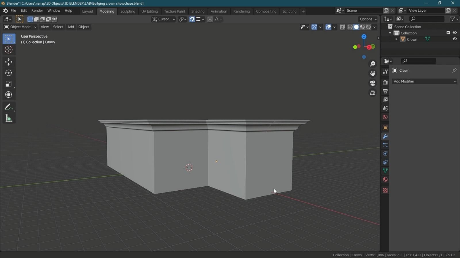 Building Cornice model Pack Free 3D model_8