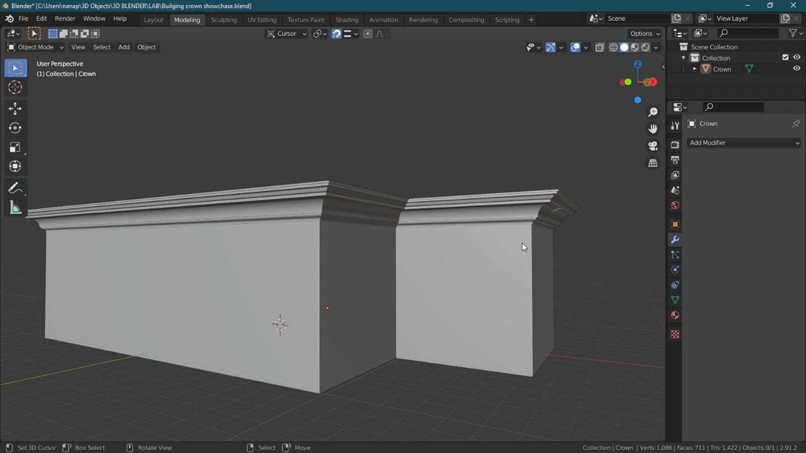 Building Cornice model Pack Free 3D model_7