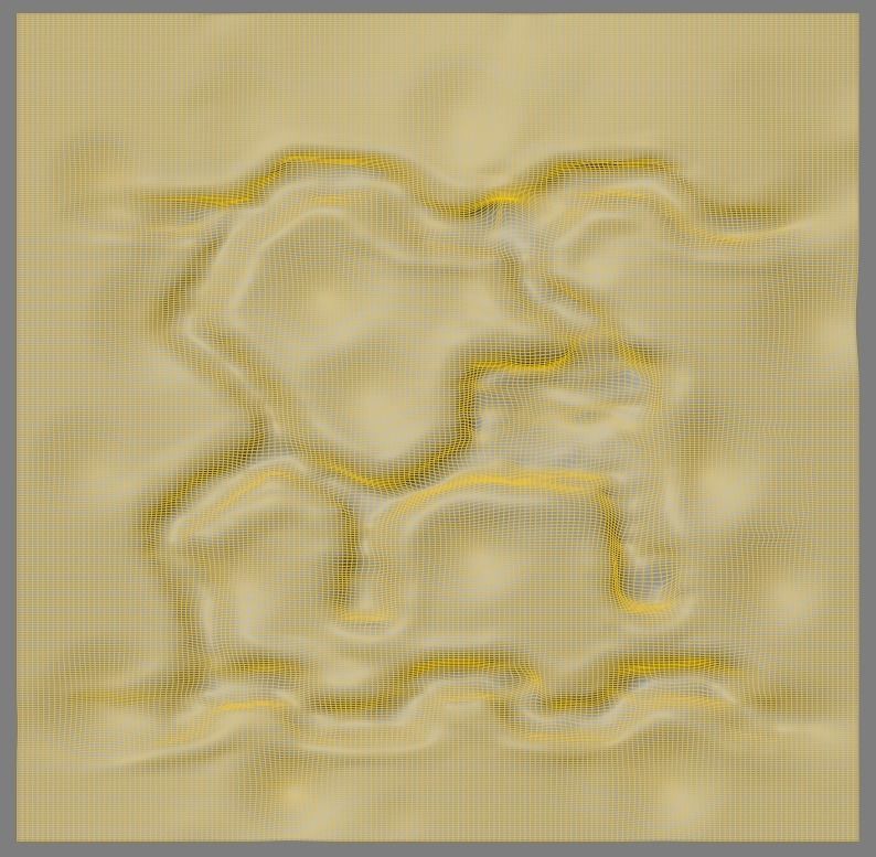 Abandoned WW1 battlefield Low-poly 3D model_7