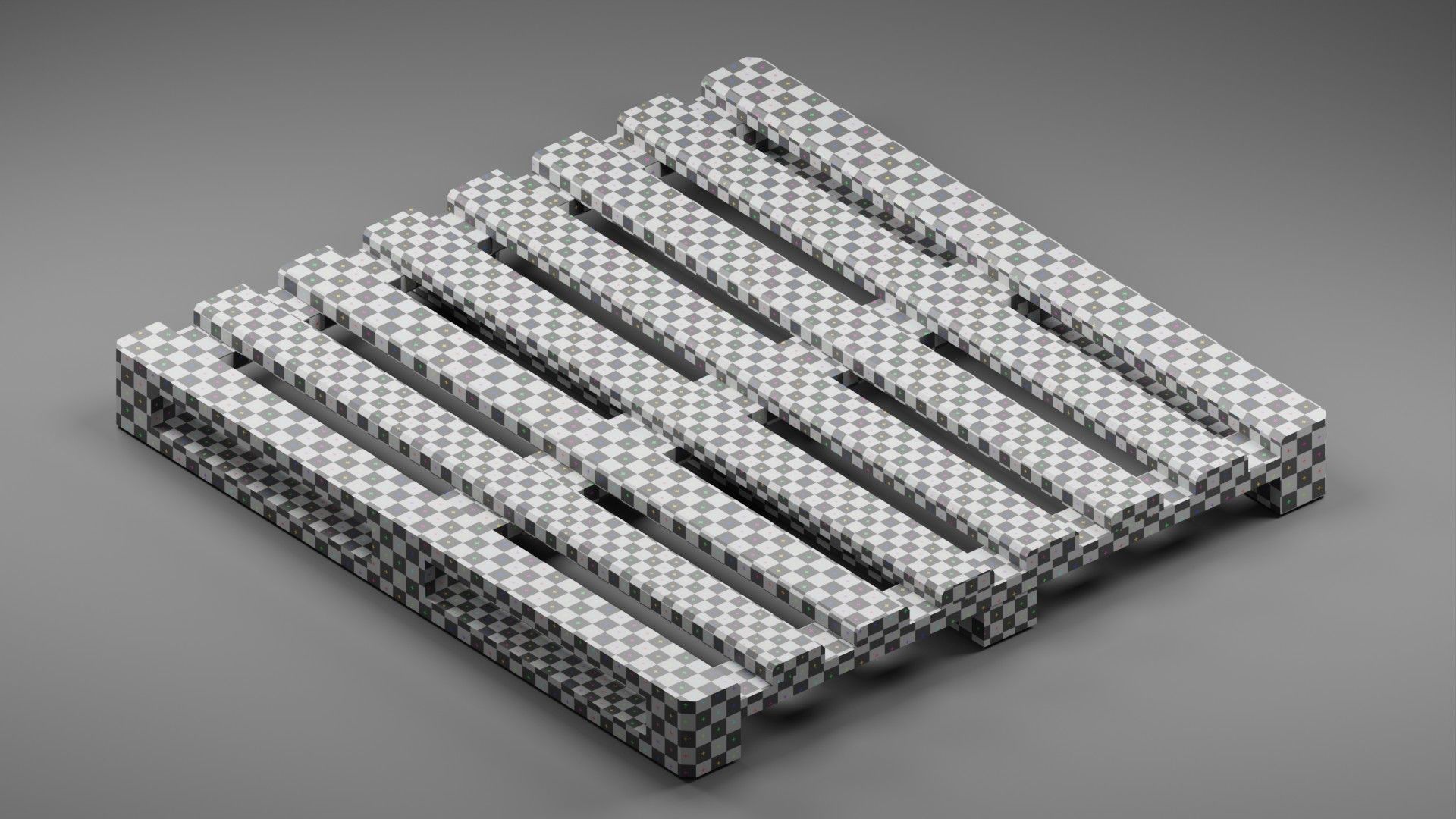 Game ready 3D Wood Pallet Free low-poly 3D model_2