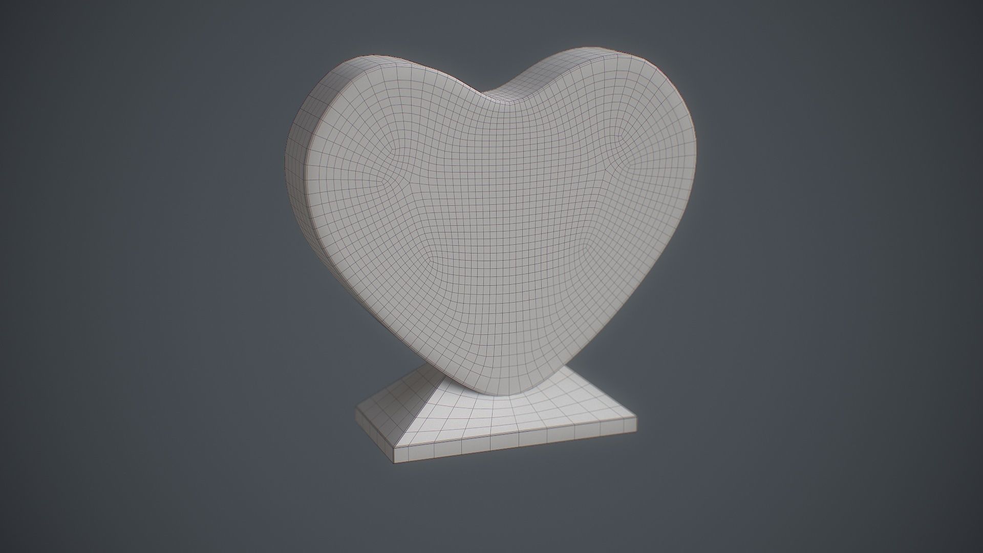 Photo Heart Crystal Low-poly 3D model_18