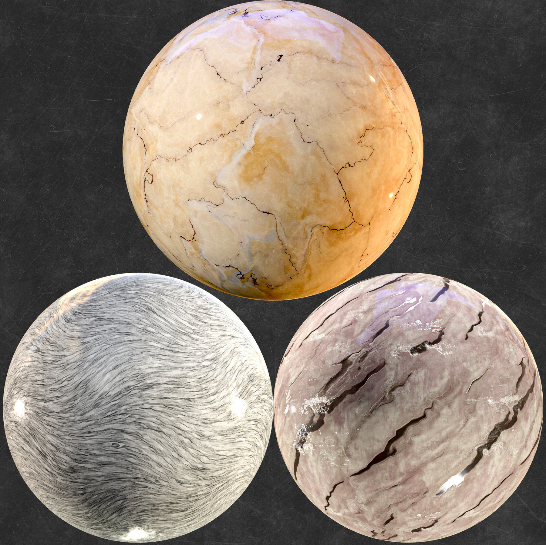 9 Marble Stone Material-Sbs-Sbsar-Pbr Texture_12