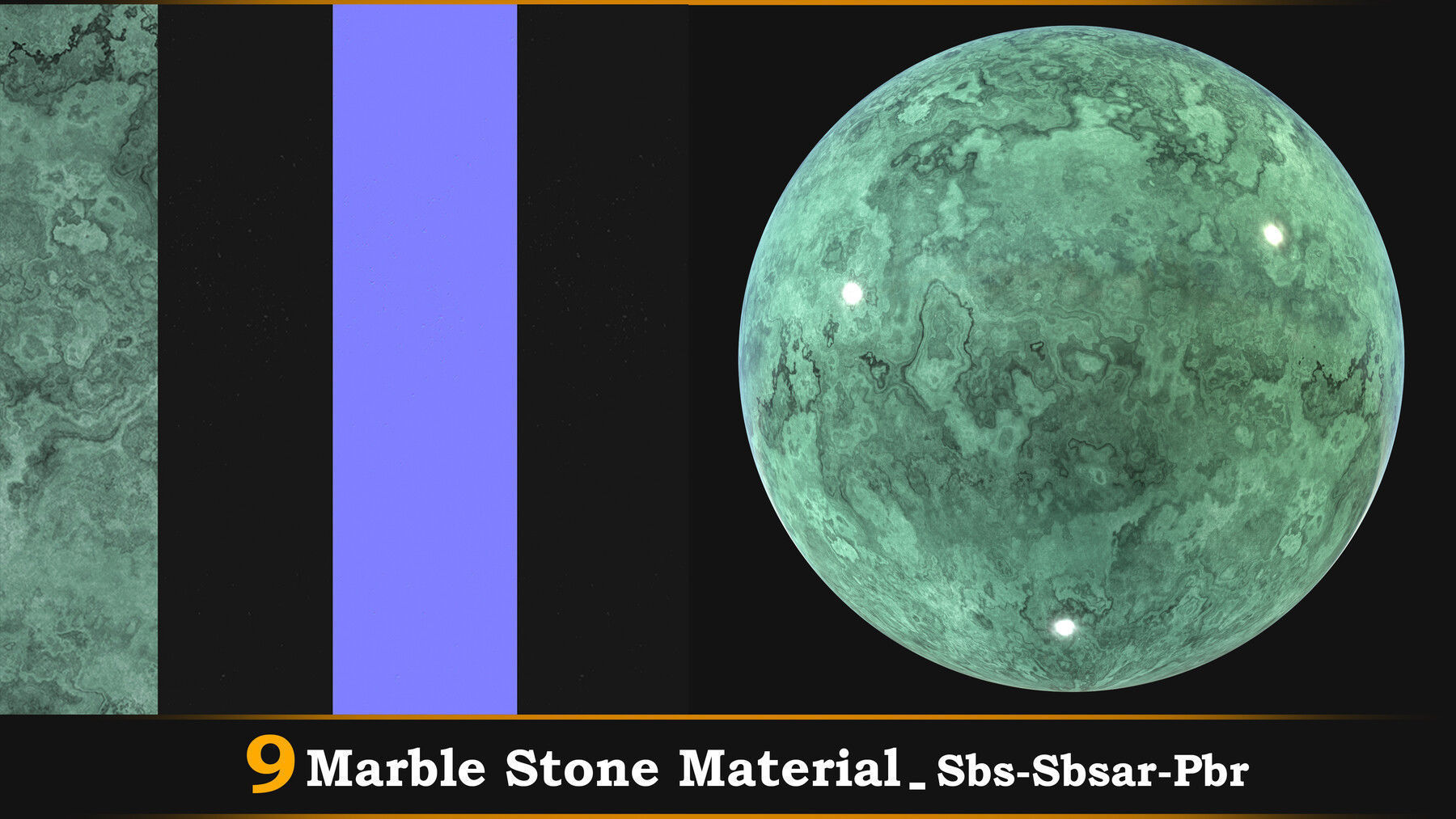 9 Marble Stone Material-Sbs-Sbsar-Pbr Texture_2