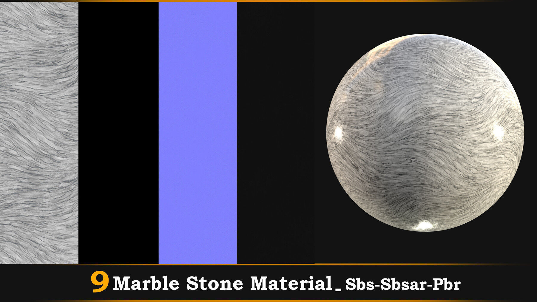 9 Marble Stone Material-Sbs-Sbsar-Pbr Texture_6