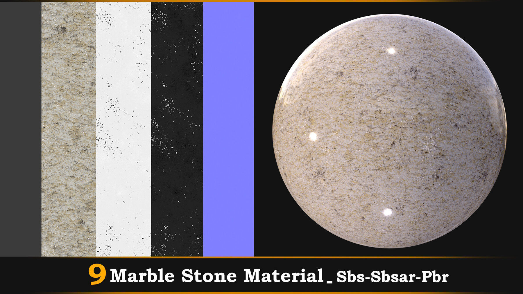 9 Marble Stone Material-Sbs-Sbsar-Pbr Texture_10