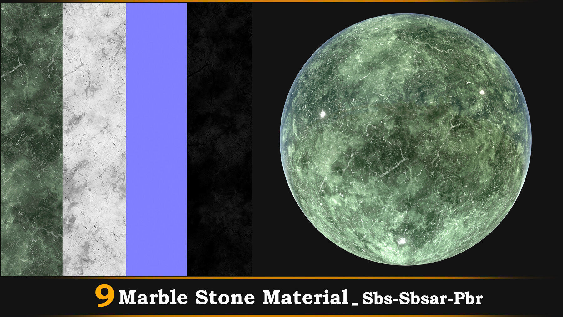 9 Marble Stone Material-Sbs-Sbsar-Pbr Texture_3