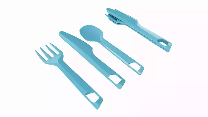 Outdoor cutlery set knife fork spoon