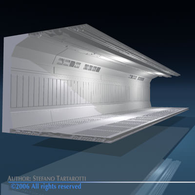 3 spaceship collection 3D model_21