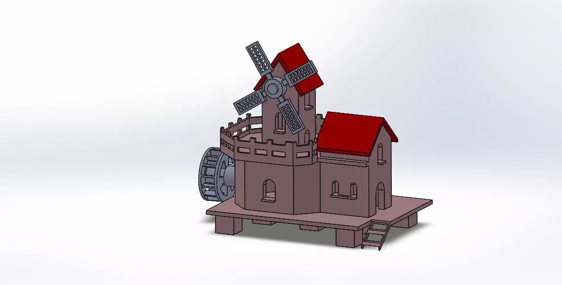 Windmill 3D print model