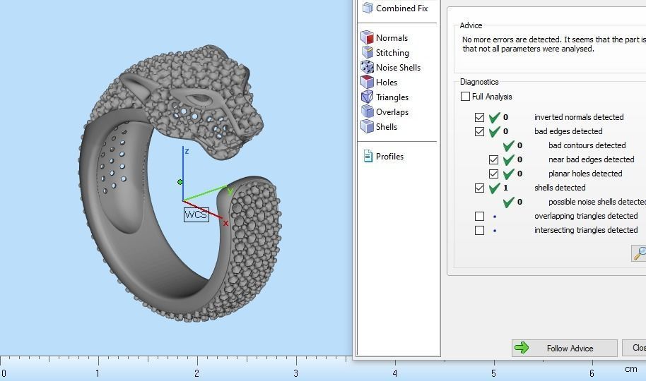 Panthere Ring 152 3D print model_11