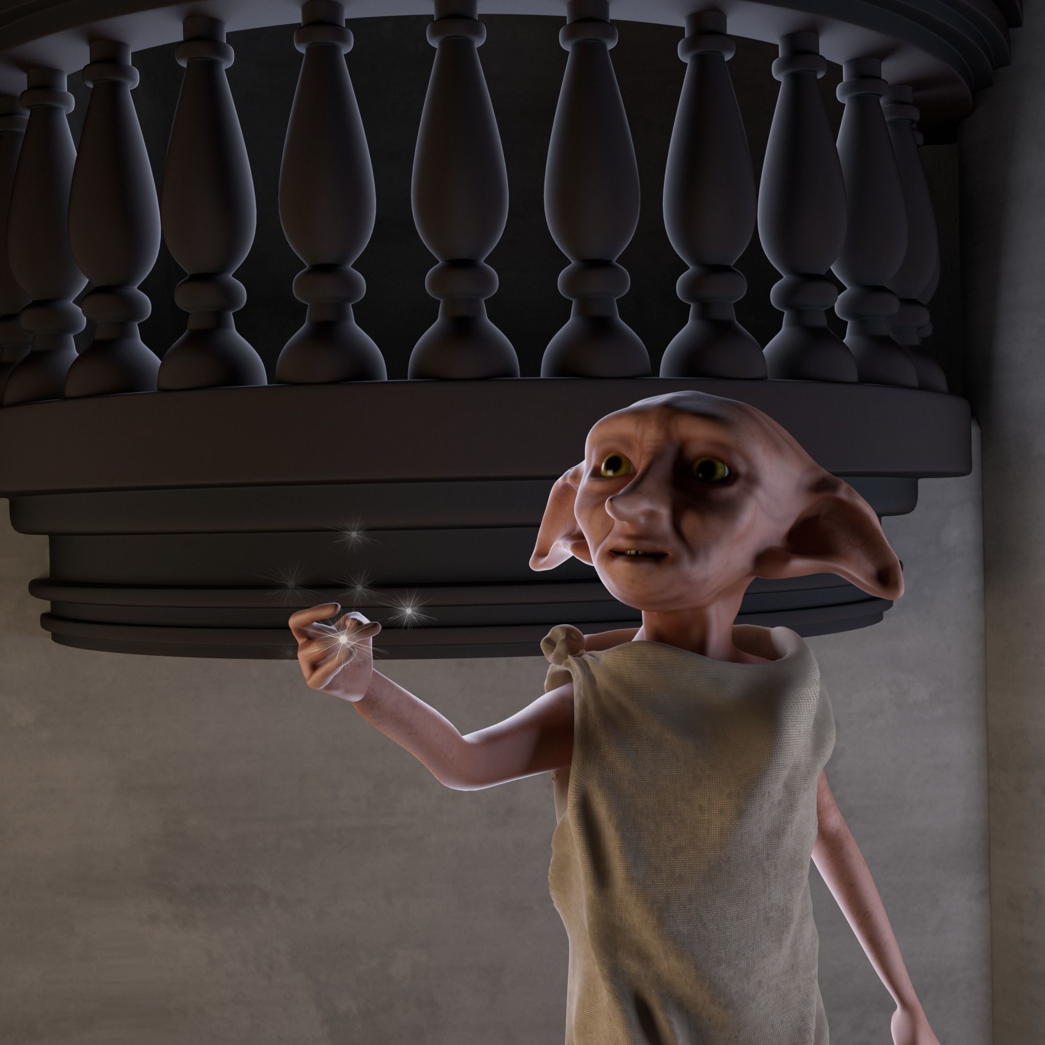 Dobby 3D model_1