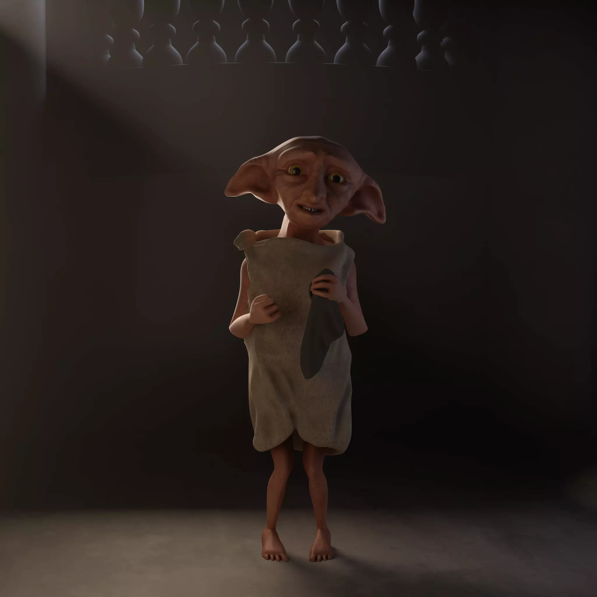 Dobby 3D model_0