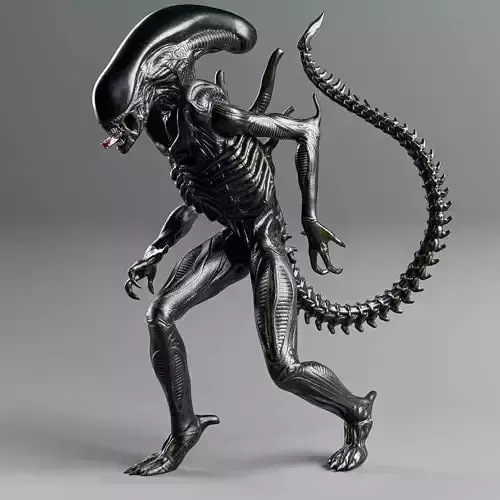 XenoMorph alien Creature -Non animated 3D model
