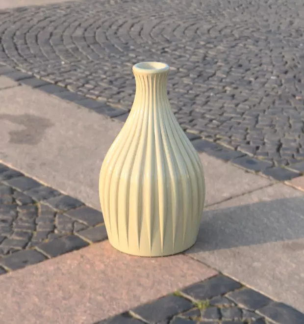 Flower vase 3D print model_0