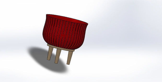 flowerpot 3D print model