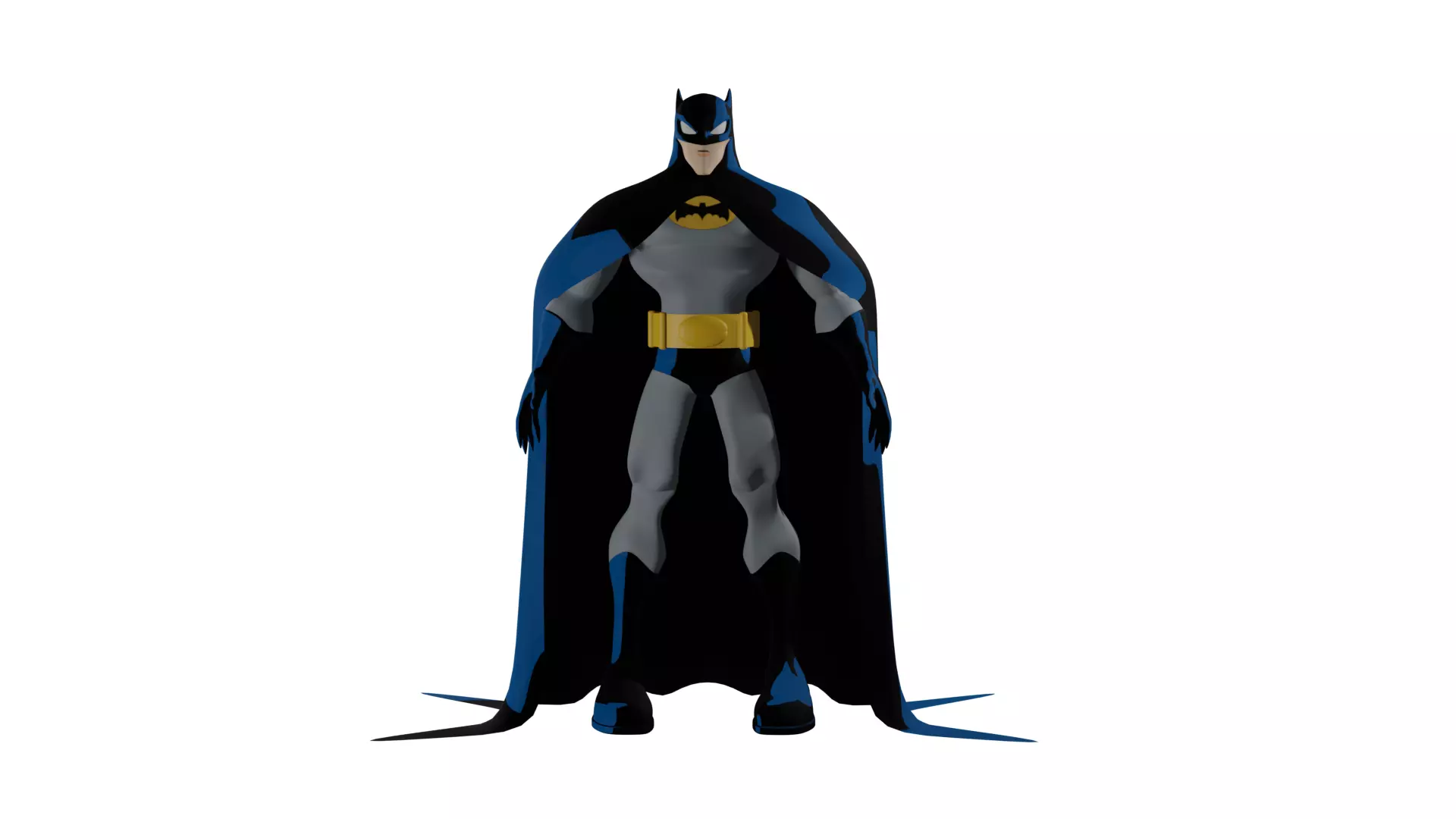 The Batman 2004 animated series 3D model_0