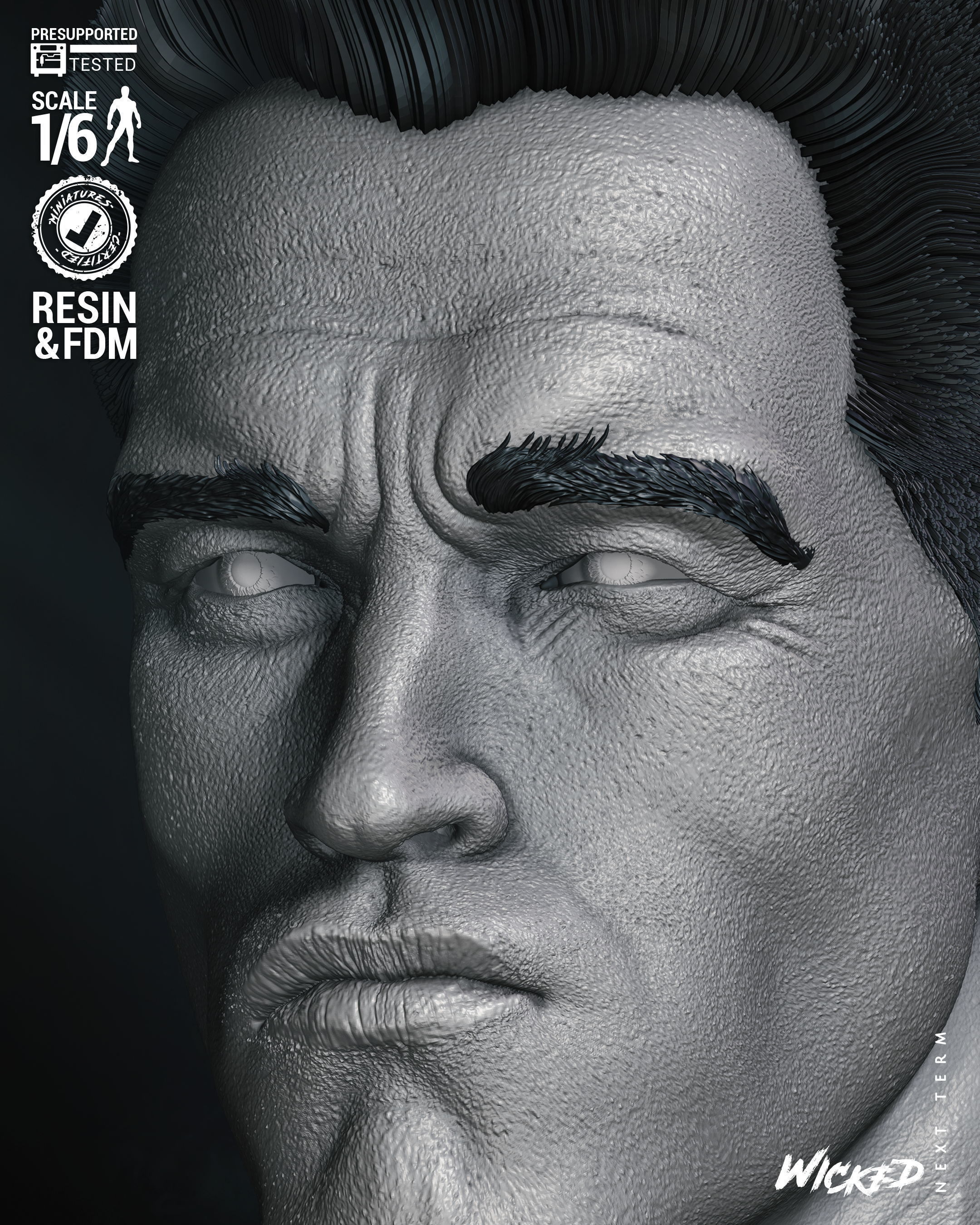 Wicked Movies Dutch Sculpture Tested for 3D printing 3D print model_9