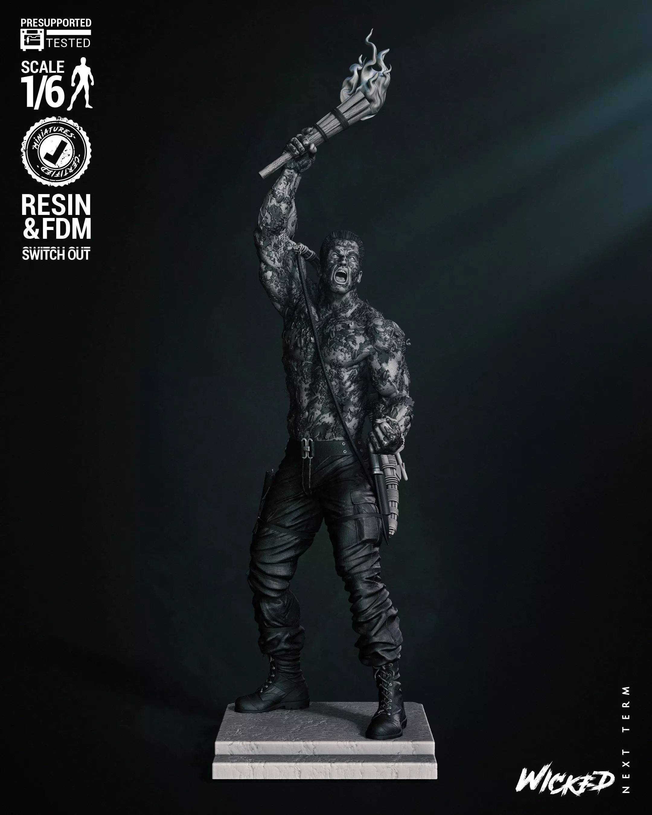 Wicked Movies Dutch Sculpture Tested for 3D printing 3D print model_0