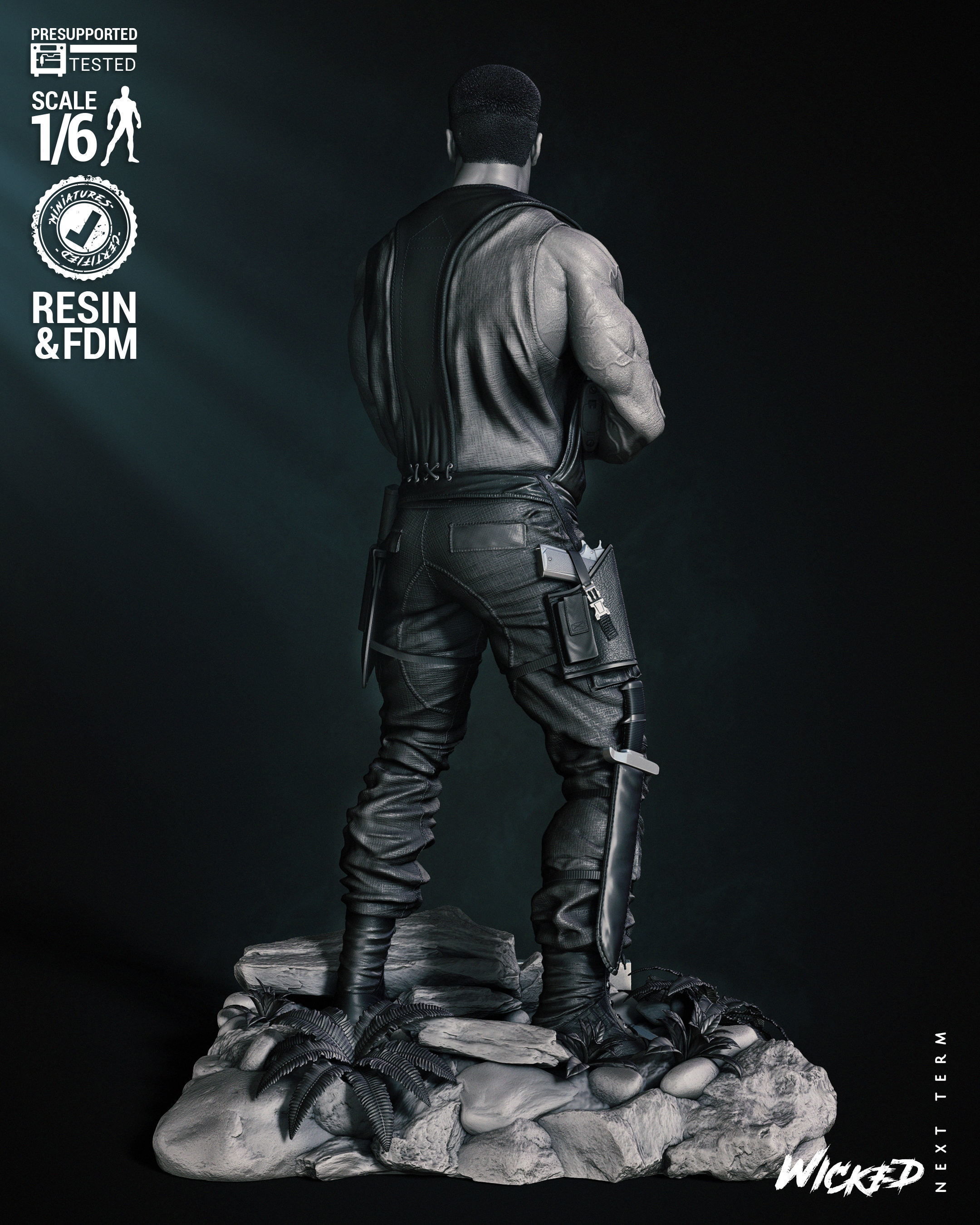 Wicked Movies Dutch Sculpture Tested for 3D printing 3D print model_43