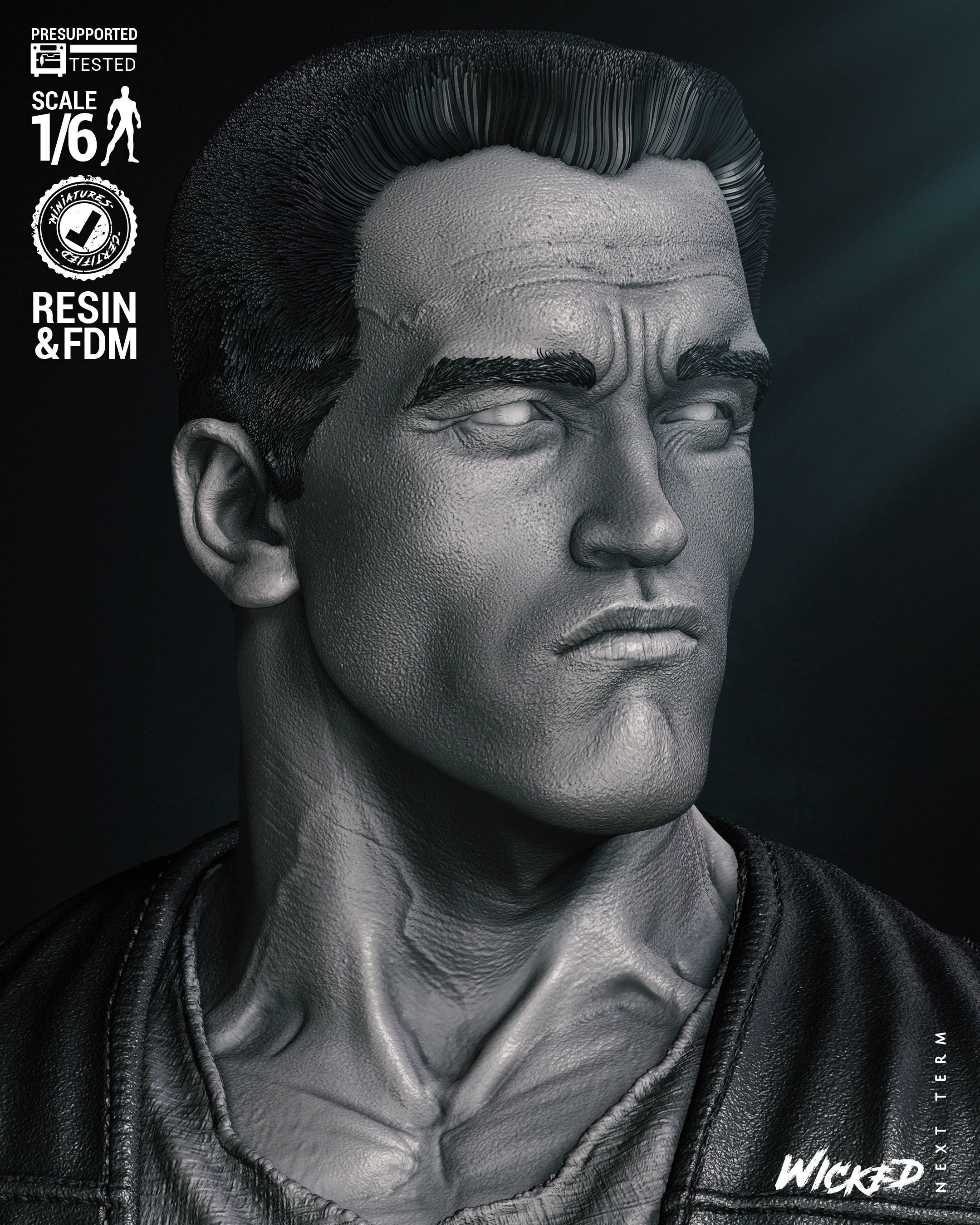 Wicked Movies Dutch Sculpture Tested for 3D printing 3D print model_45