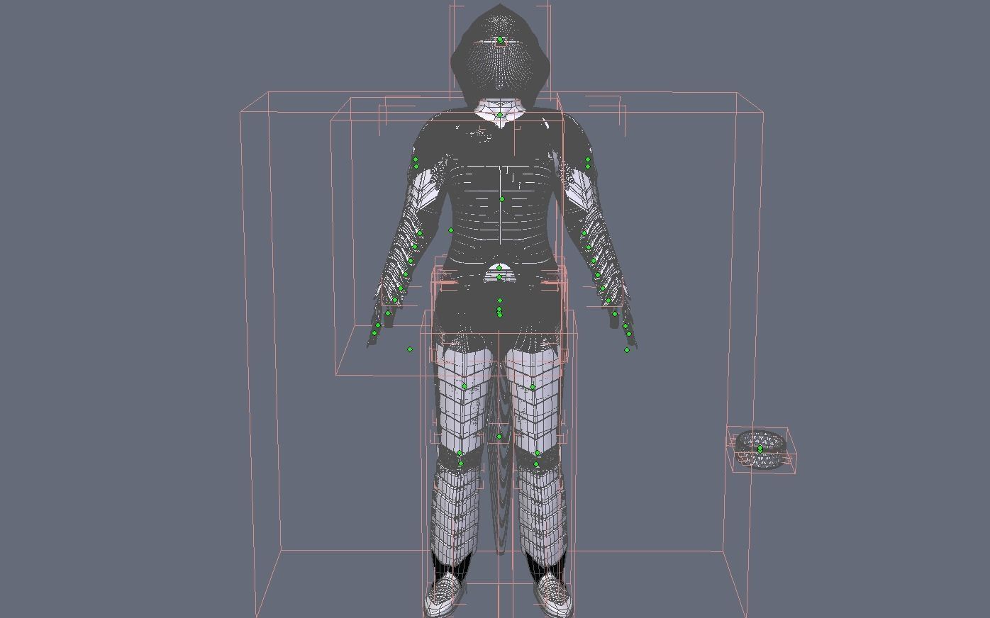 source archshild female suit follow sings in water 3D model_7
