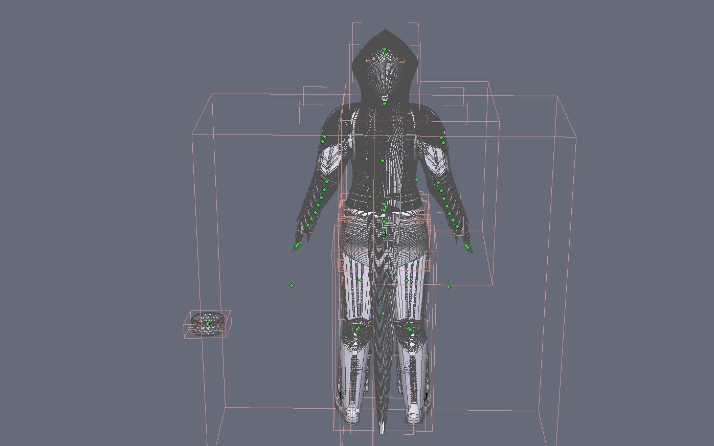 source archshild female suit follow sings in water 3D model_9