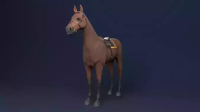 3D REALISTIC HORSE