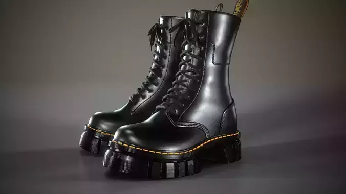 Dr Martens Audrick MID Low-poly 3D model