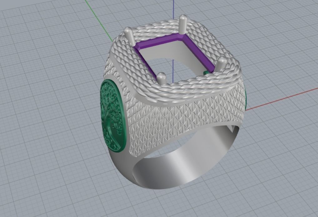 ring tree 3D print model_11