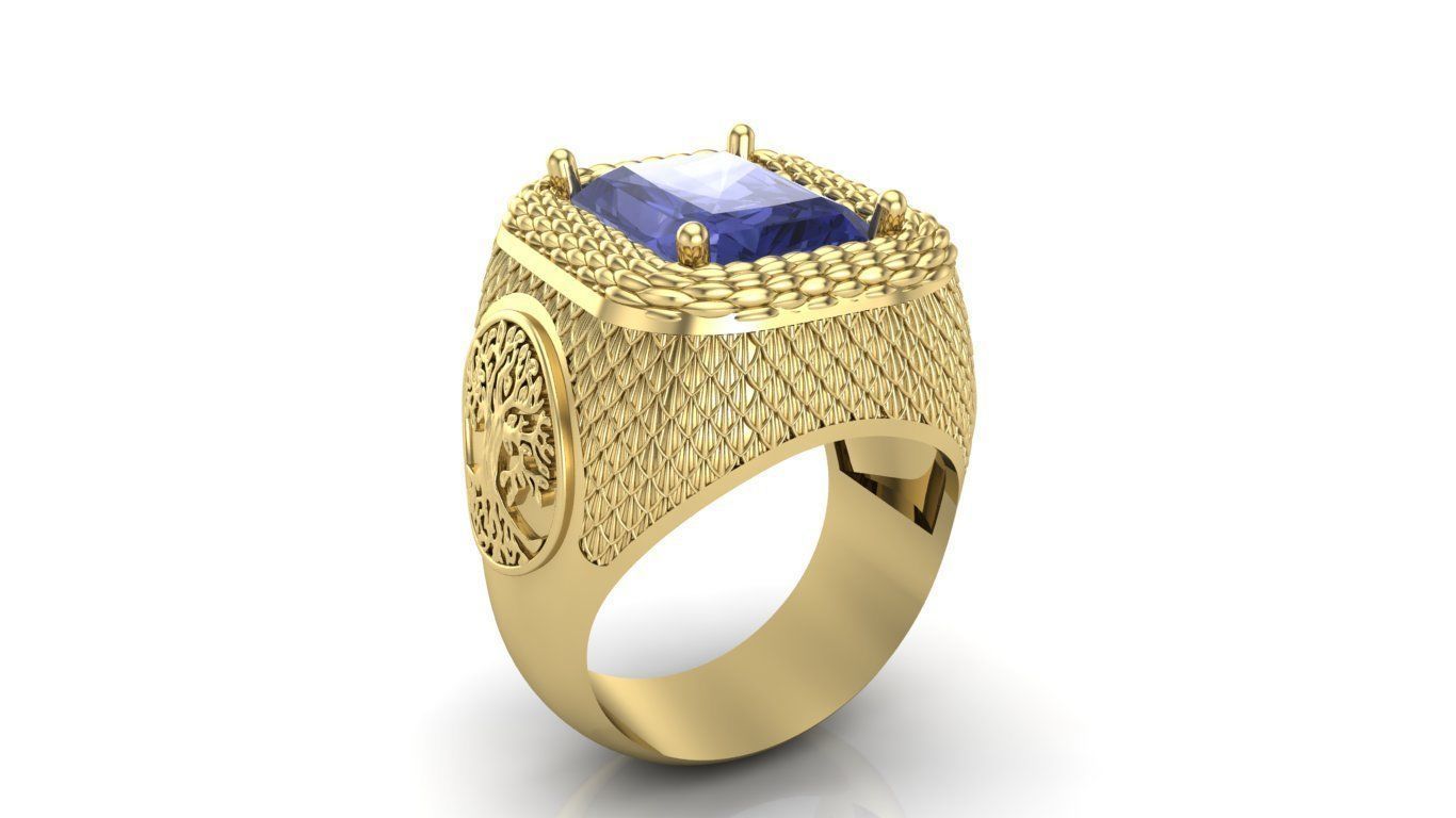 ring tree 3D print model_5