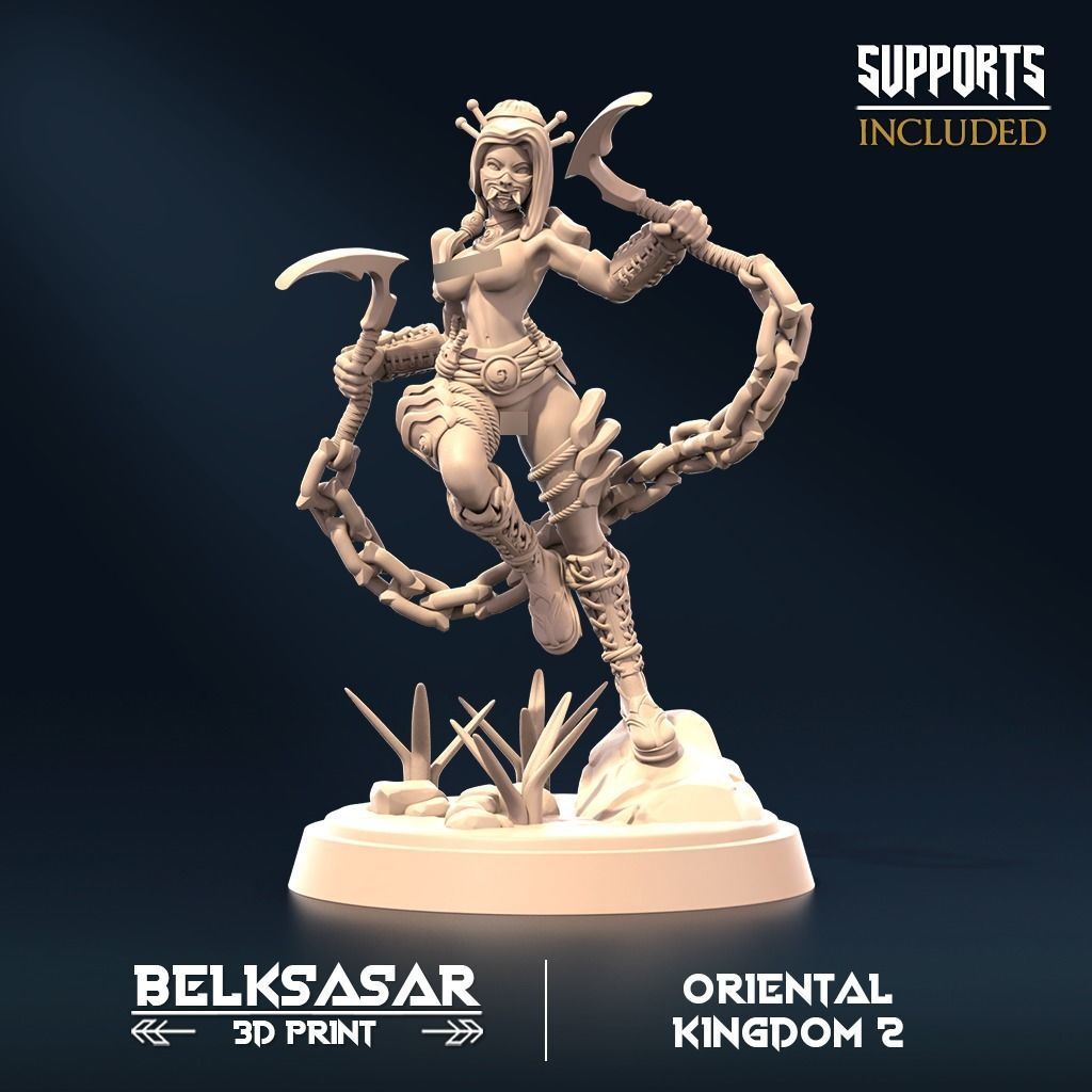 Twilightshine Stalker Set x5 Nude 3D print model_4